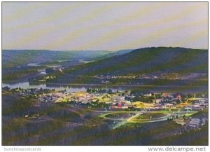 Canada Alberta Piece River Late Evening View