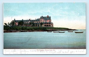 PROUTS NECK, Scarborough Maine ME ~ CHECKLEY HOUSE Hotel 1906 Postcard