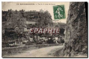 Old Postcard View of Rocamadour Road Couzou