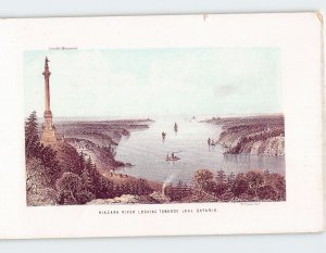 Postcard Niagara River Looking Towards Lake Ontario, Niagara-on-the-Lake, Canada