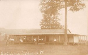 Lyndonville Vermont Golf Club House Real Photo Vintage Postcard AA72362