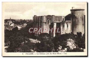 Old Postcard Falaise Chateau took Montmirat