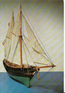 Sailing Ships Postcard - Model of a Three Master Schooner - Ref 13786A