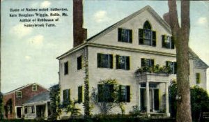 Home of Kate Douglass Wiggin - Hollis, Maine ME Postcard