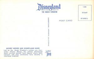Anaheim California view of Mickey Mouse Disneyland Band vintage pc Y11450 