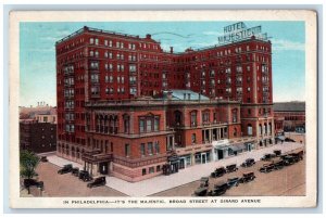1935 Majestic Broad Street At Girard Avenue Cars Philadelphia PA Posted Postcard
