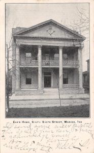 Marion Indiana~Elks Home South Boots Street~Greek Revival~Two Story Porch~1909
