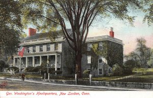 General Washington's Headquarters, New London, CT., Early Postcard, Unused