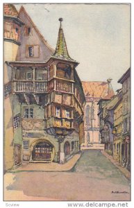 AS: COLMAR, Coorner business with a balcony, Haut-Rhin, France, 00-10s