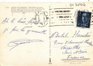 BF30343 hotel los angeles granada spain  front/back image