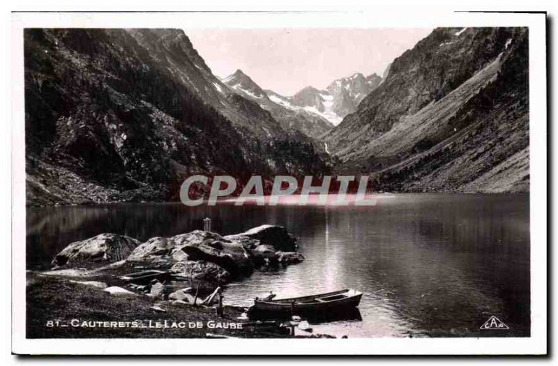 Old Postcard Cauterets Lac de Gaube