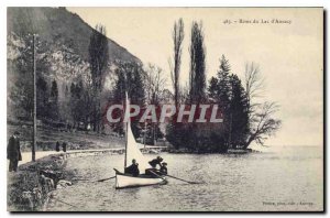 Postcard Ancient Shores of Lake Annecy