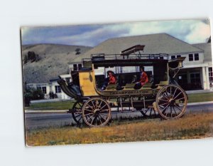 Postcard The Old Stagecoach and Mammoth Hotel, Yellowstone National Park, WY