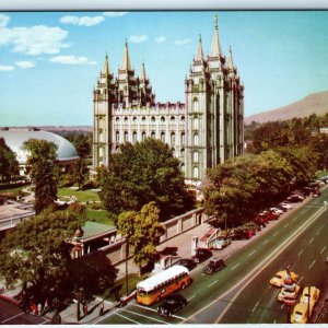 c1950s Salt Lake City, UT Temple Square Mormons Tabernacle Church Cathedral A229