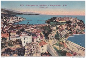 Vue Generale, Principaute De Monaco, 1900-1910s