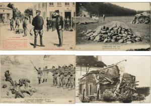 MILITAIRE GUERRE MILITARY SOLDIERS RUINS 2000 CPA Mostly WWI Pre-1940  (L3335)