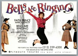 Postcard Theatre Bells Are Ringing Romantic Musical Comedy Plymouth Theatre NYC