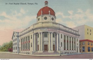 TAMPA, Florida, 1930-40s; First Baptist Church