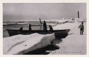 Alaska Eskimos Looking For Seal
