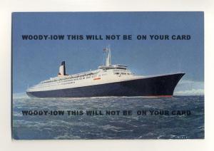 Dix0115 - Cunard Liner - Queen Elizabeth 2 - Dixon postcard