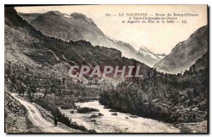 Old Postcard The Dauphine Route Bourg d'Oisans to Saint Christophe en Oisans ...