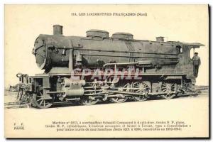 Postcard Old Train Locomotive has superheater Schmidt Machine 4213