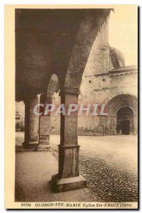 Old Postcard Oloron Ste Marie Eglise Ste Croix 1080