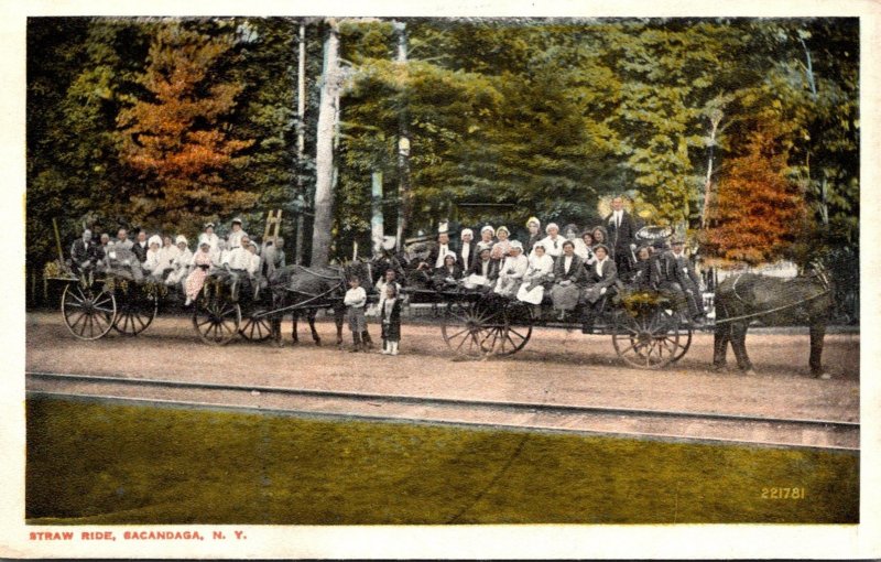 New York Sacandaga The Straw Ride