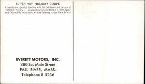 Car Auto Oldsmobile 88 Holiday Coupe Fall River MA Everett Motors 1956 PC #2 