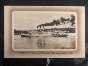 Mint Canada Real Picture Postcard CPR SS Princess Victoria