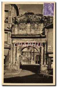 Old Postcard Auxerre Porte Saint Pere