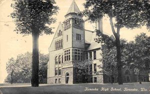 Kenosha High School Kenosha Wisconsin 1909c postcard