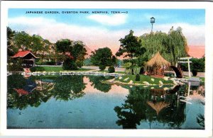 Postcard GARDEN SCENE Memphis Tennessee TN AM1842