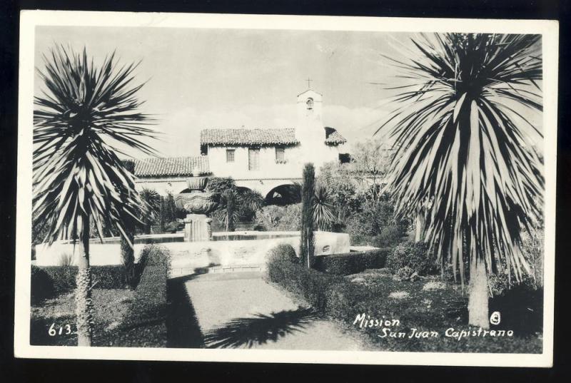Mission At San Juan Capistrano, California/CA Postcard