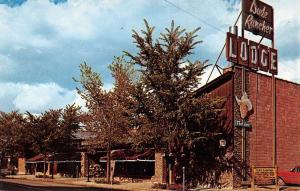 Billings Montana Dude Rancher Lodge Street View Vintage Postcard K85677