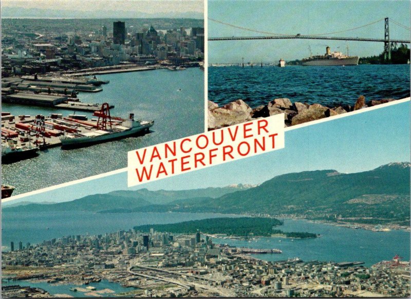 Canada British Columbia Vancouver Waterfront Multi View