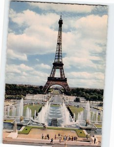 Postcard La Tour Eiffel, Paris, France