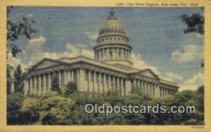 Salt Lake City, Utah, UT State Capital USA 1951 postal used 1951