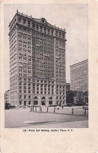 Postcard White Hall Building Battery Place NY