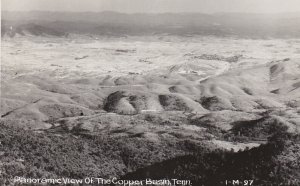 Tennessee Panoramic View Of The Copper Basin Real Photo