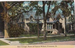 Illinois Evanston Rest Cottage Home Of Francis Willard