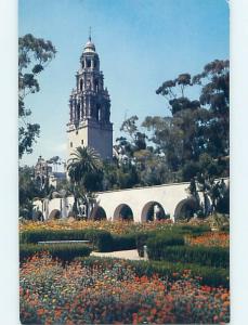 Unused Pre-1980 PARK SCENE San Diego California CA hk6229