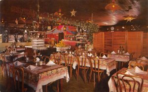 IDEAL FISH RESTAURANT Interior View Santa Cruz, CA c1950s Vintage Postcard