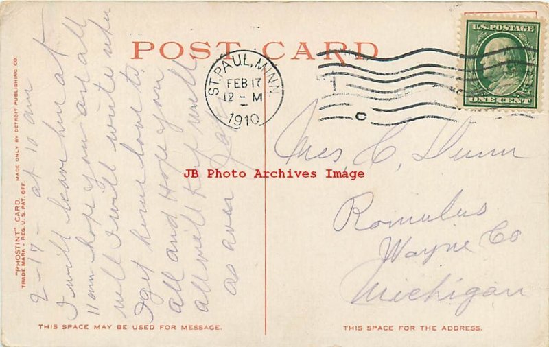 4 Postcards, Saint Paul, Minnesota, Post Office Building