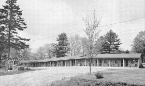 LINCOLNVILLE BEACH, ME Maine  SNOW HILL MOTEL~May & Ed Adams  ROADSIDE  Postcard