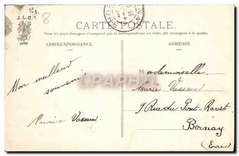 Old Postcard Paris Jardin Du Grand Palace Bridge