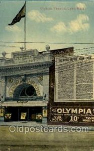 Olympia Theatre, Lynn, Mass, Massachusetts, USA Unused internal creases hard ...