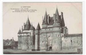 Chateau des Ducs de la Tremoille Vitre Bretagne France 1910s postcard