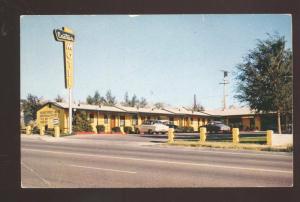 BARSTOW CALIFORNIA ROUTE 66 CACTUS MOTEL VINTAGE ADVERTISING POSTCARD