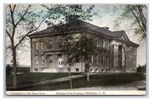 Brewster Free Academy Wolfeboro New Hampshire NH DB Postcard W13